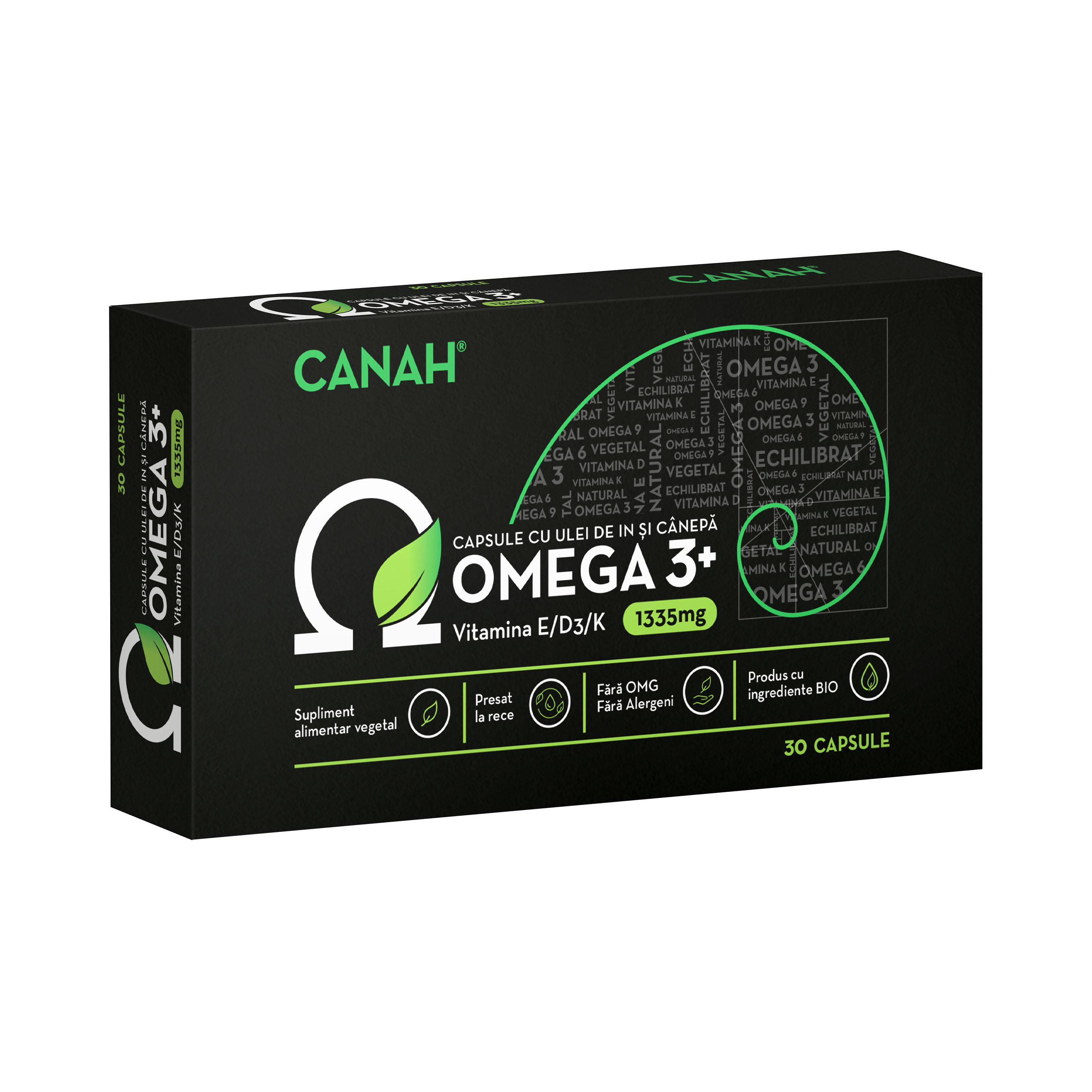 Capsule cu ulei de in si canepa Omega 3